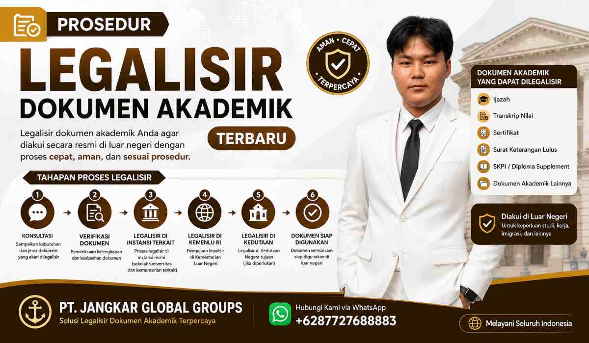 Prosedur Legalisir Dokumen Akademik Terbaru