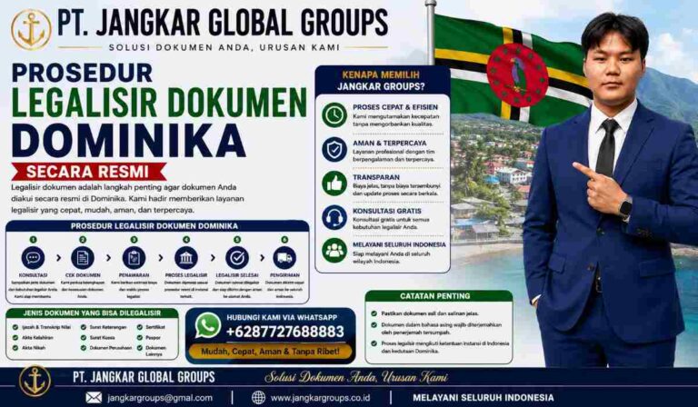 Prosedur Legalisir Dokumen Dominika Secara Resmi