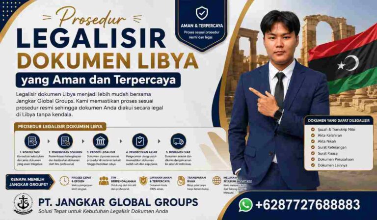 Prosedur Legalisir Dokumen Libya yang Aman dan Terpercaya