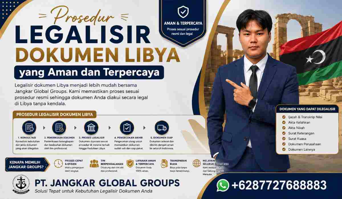 Prosedur Legalisir Dokumen Libya yang Aman dan Terpercaya