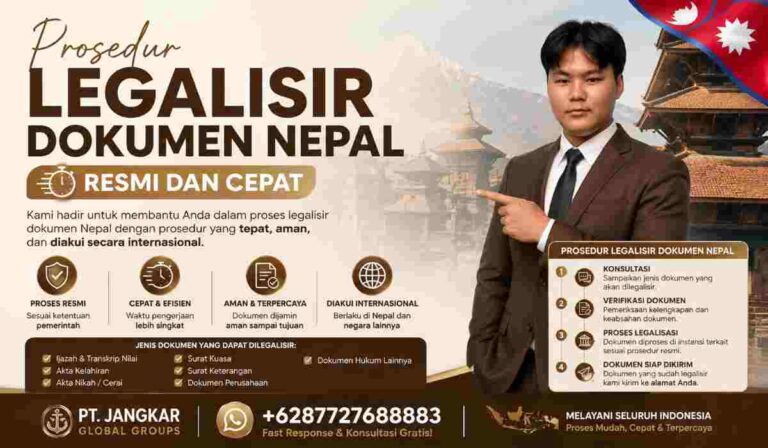 Prosedur Legalisir Dokumen Nepal Resmi dan Cepat
