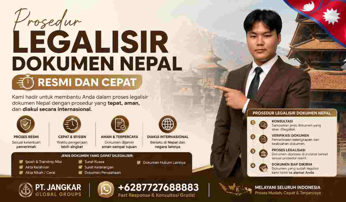 Prosedur Legalisir Dokumen Nepal Resmi dan Cepat