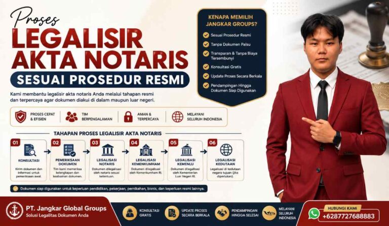 Proses Legalisir Akta Notaris Sesuai Prosedur Resmi