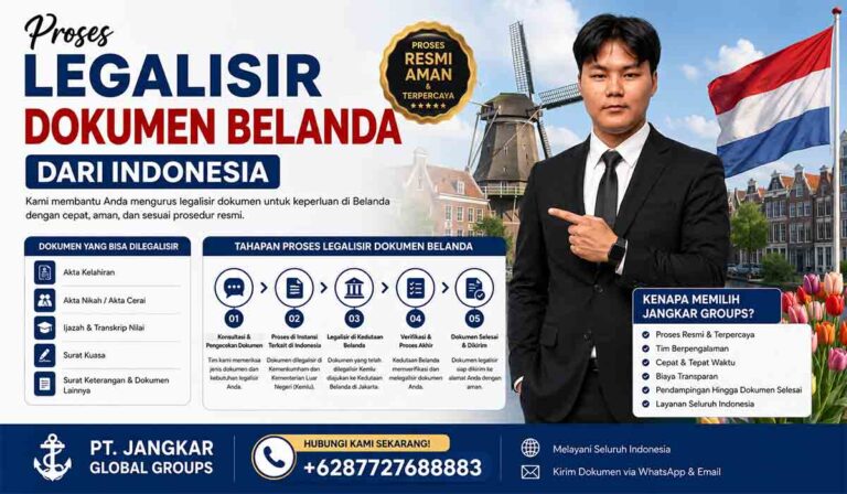 Proses Legalisir Dokumen Belanda dari Indonesia