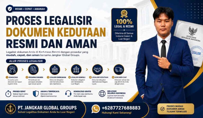 Proses Legalisir Dokumen Kedutaan Resmi dan Aman