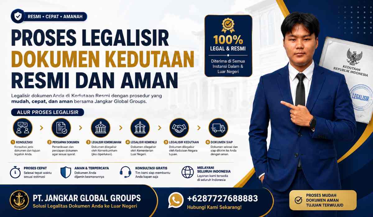 Proses Legalisir Dokumen Kedutaan Resmi dan Aman