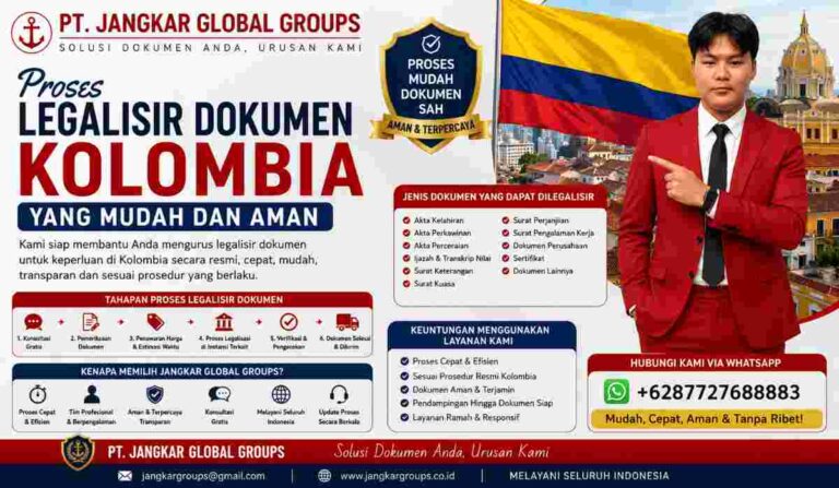 Proses Legalisir Dokumen Kolombia yang Mudah dan Aman