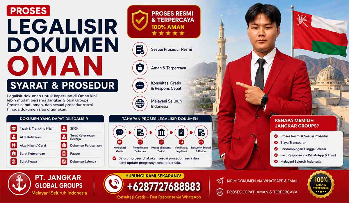 Proses Legalisir Dokumen Oman Syarat & Prosedur