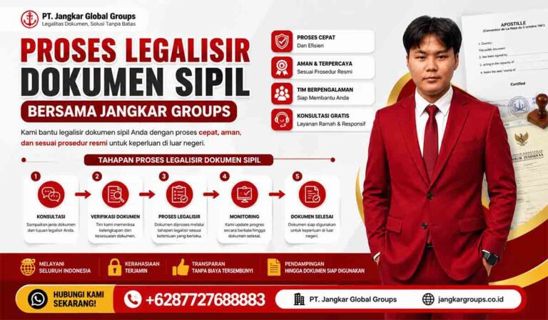 Proses Legalisir Dokumen Sipil Bersama Jangkar Groups