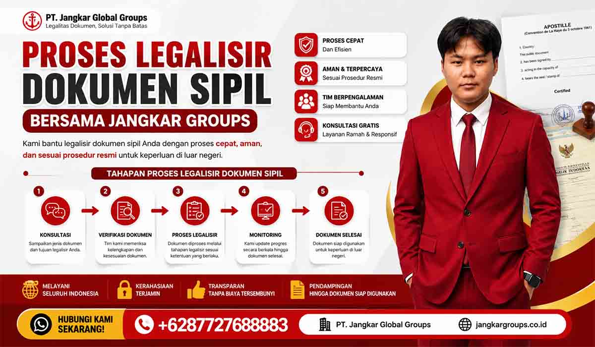 Proses Legalisir Dokumen Sipil Bersama Jangkar Groups