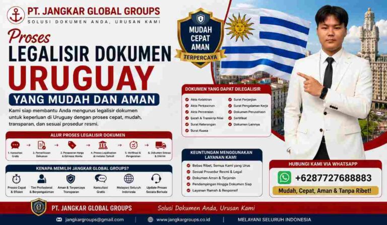 Proses Legalisir Dokumen Uruguay yang Mudah dan Aman