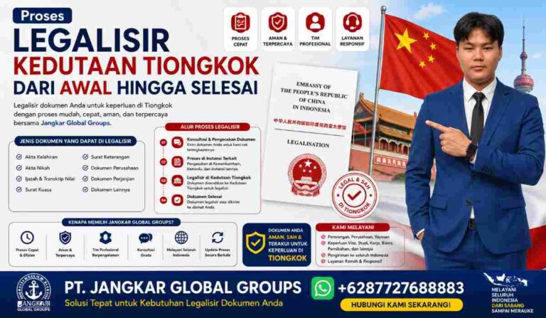Proses Legalisir Kedutaan Tiongkok dari Awal hingga Selesai