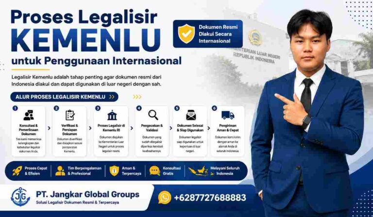 Proses Legalisir Kemenlu untuk Penggunaan Internasional