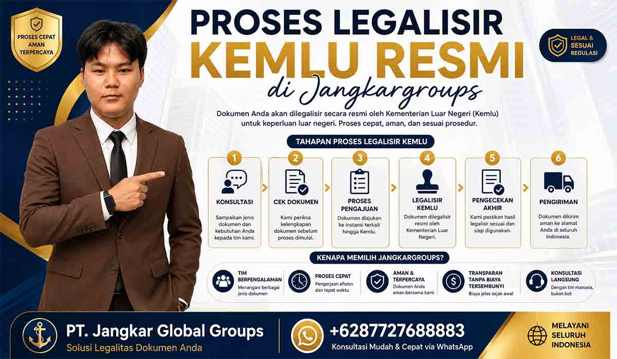 Proses Legalisir Kemlu Resmi di Jangkargroups