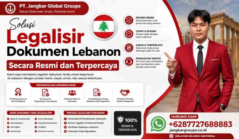Solusi Legalisir Dokumen Lebanon Secara Resmi dan Terpercaya