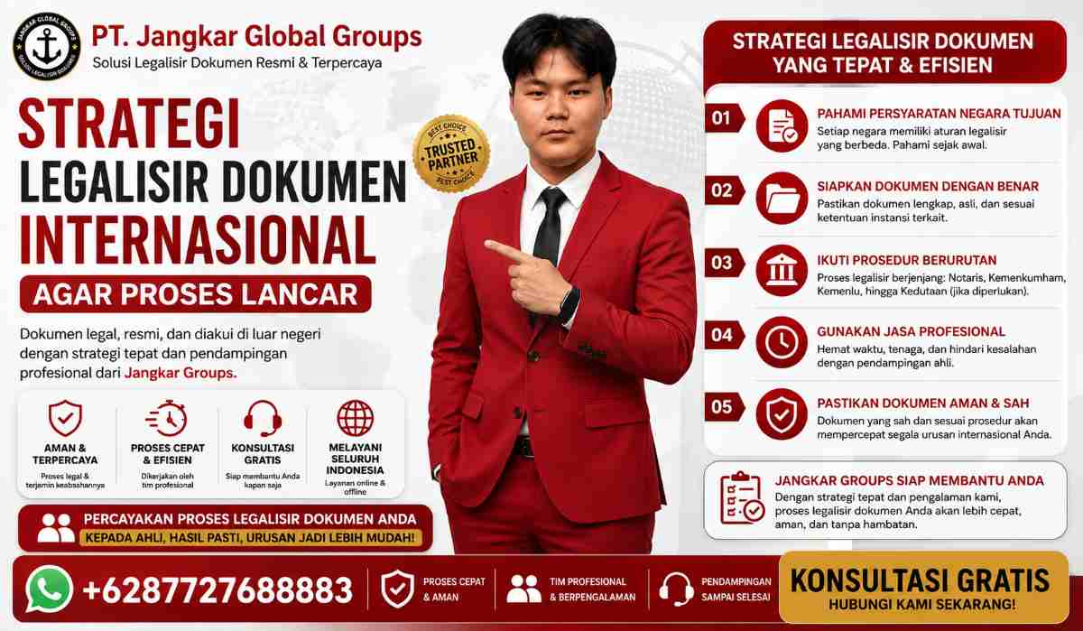 Strategi Legalisir Dokumen Internasional agar Proses Lancar