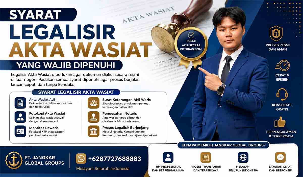 Syarat Legalisir Akta Wasiat yang Wajib Dipenuhi