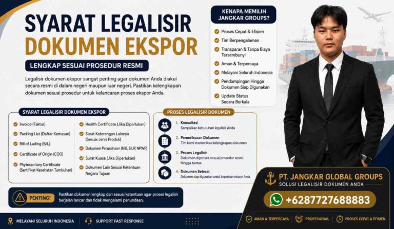 Syarat Legalisir Dokumen Ekspor Lengkap Sesuai Prosedur Resmi