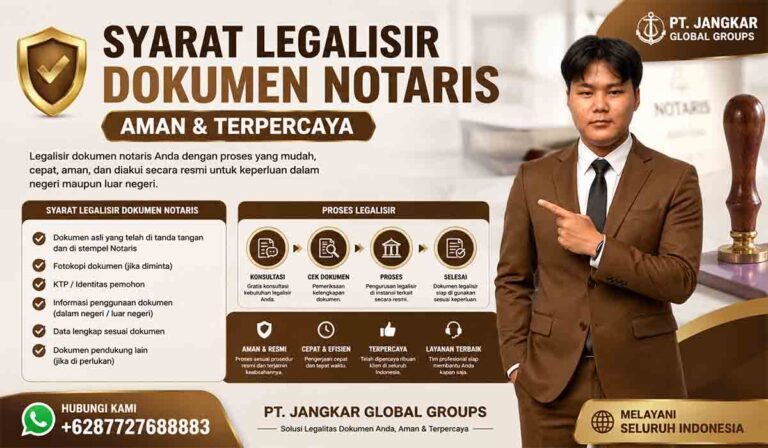 Syarat Legalisir Dokumen Notaris Aman & Terpercaya