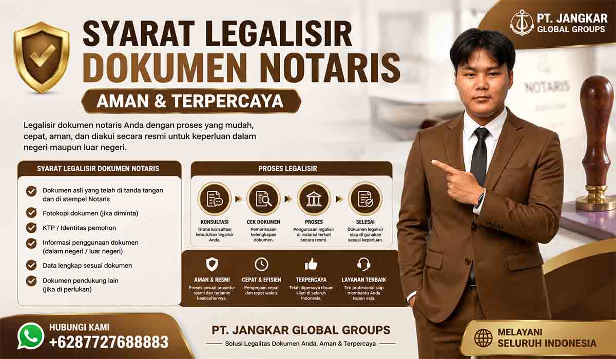 Syarat Legalisir Dokumen Notaris Aman & Terpercaya