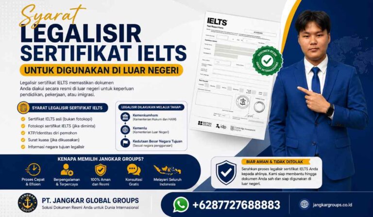 Syarat Legalisir Sertifikat IELTS untuk Digunakan di Luar Negeri