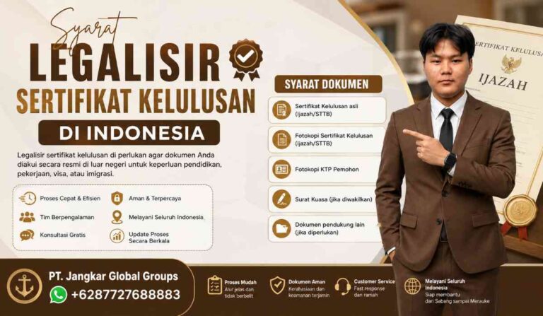 Syarat Legalisir Sertifikat Kelulusan di Indonesia