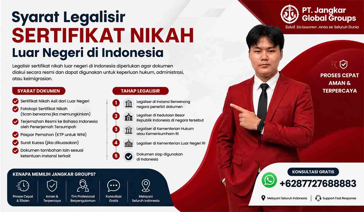 Syarat Legalisir Sertifikat Nikah Luar Negeri di Indonesia