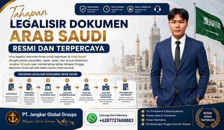 Tahapan Legalisir Dokumen Arab Saudi Resmi dan Terpercaya