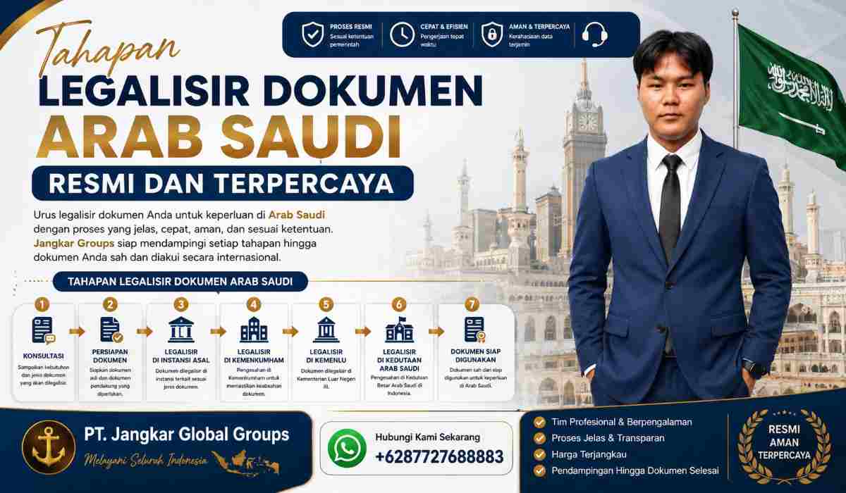 Tahapan Legalisir Dokumen Arab Saudi Resmi dan Terpercaya