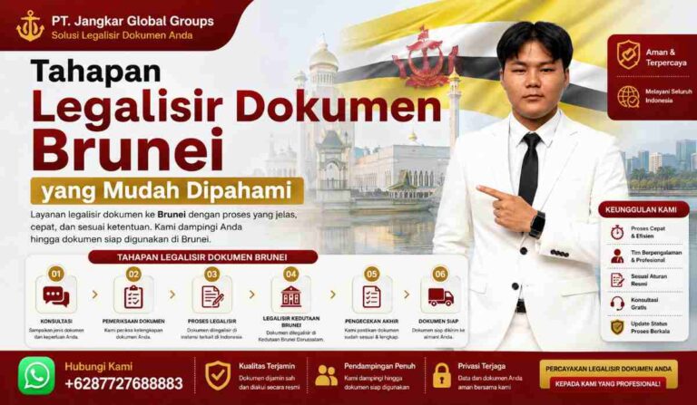 Tahapan Legalisir Dokumen Brunei yang Mudah Dipahami