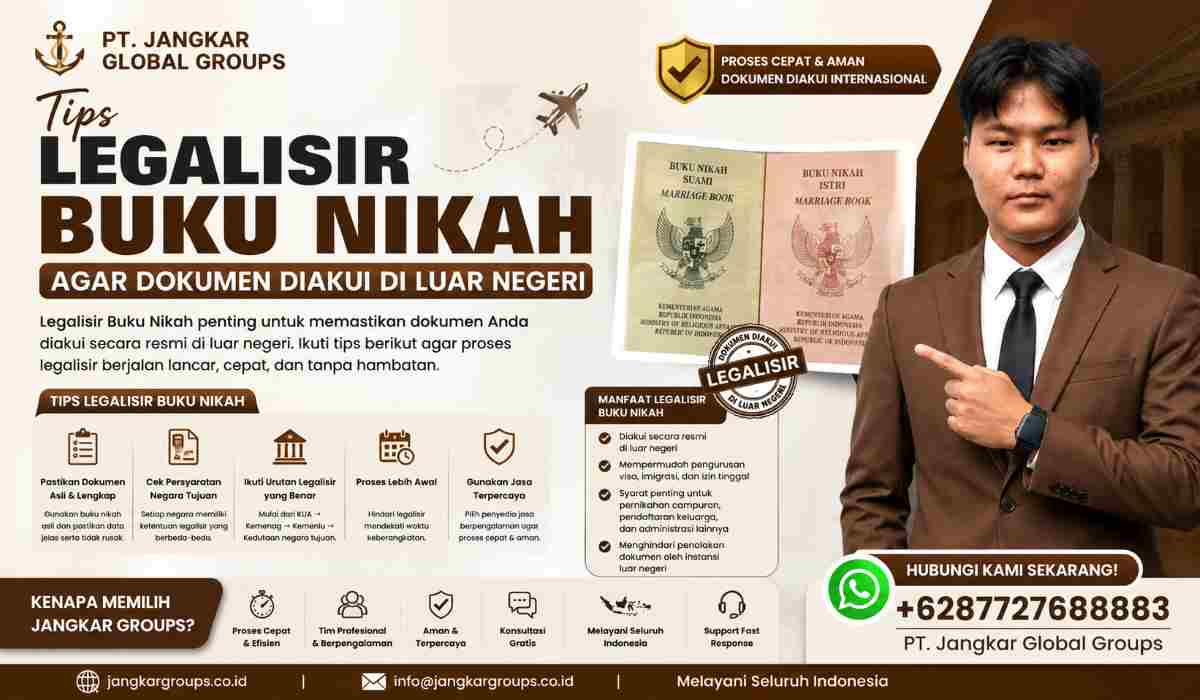 Tips Legalisir Buku Nikah agar Dokumen Diakui di Luar Negeri