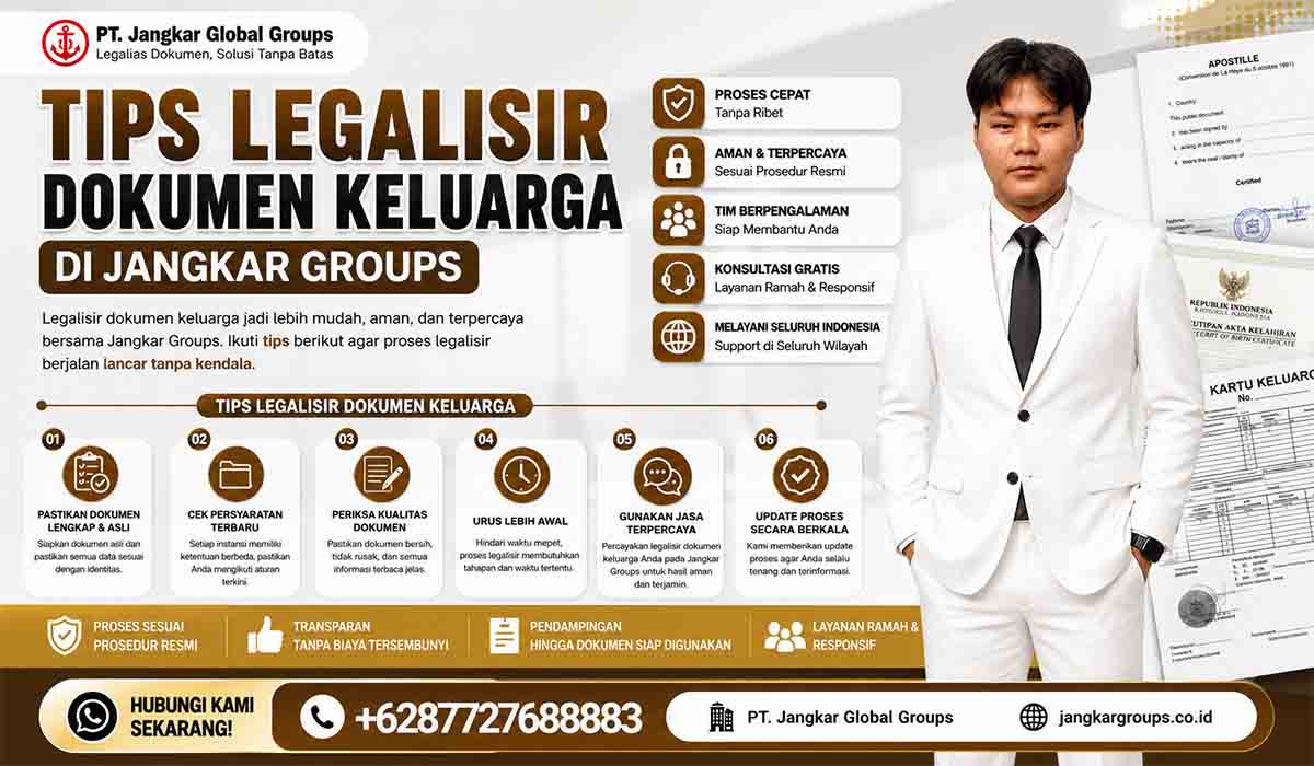 Tips Legalisir Dokumen Keluarga di Jangkar Groups