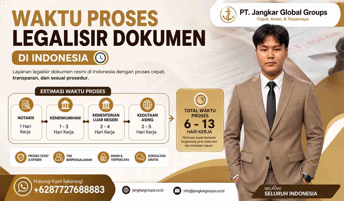 Waktu Proses Legalisir Dokumen di Indonesia