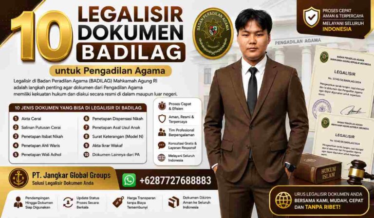10 Legalisir Dokumen Badilag untuk Pengadilan Agama