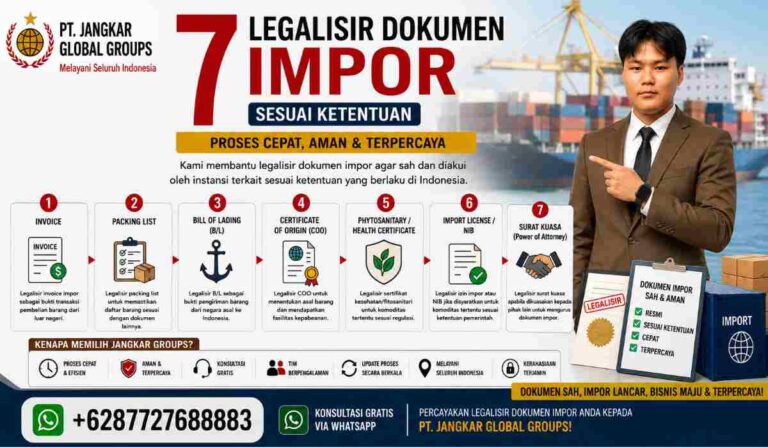 7 Legalisir Dokumen Impor Sesuai Ketentuan