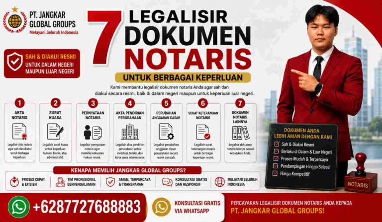 7 Legalisir Dokumen Notaris untuk Berbagai Keperluan
