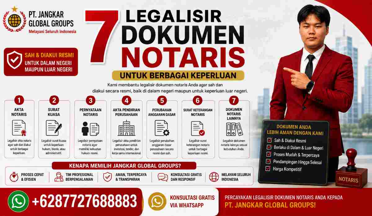 7 Legalisir Dokumen Notaris untuk Berbagai Keperluan