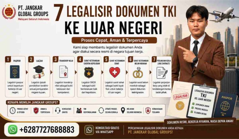 7 Legalisir Dokumen TKI ke Luar Negeri
