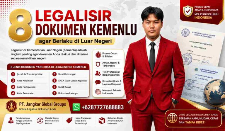 8 Legalisir Dokumen Kemenlu agar Berlaku di Luar Negeri