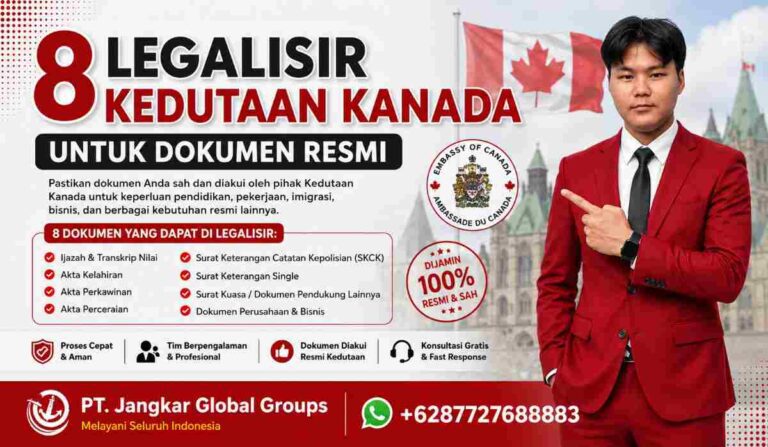 8 Legalisir Kedutaan Kanada untuk Dokumen Resmi