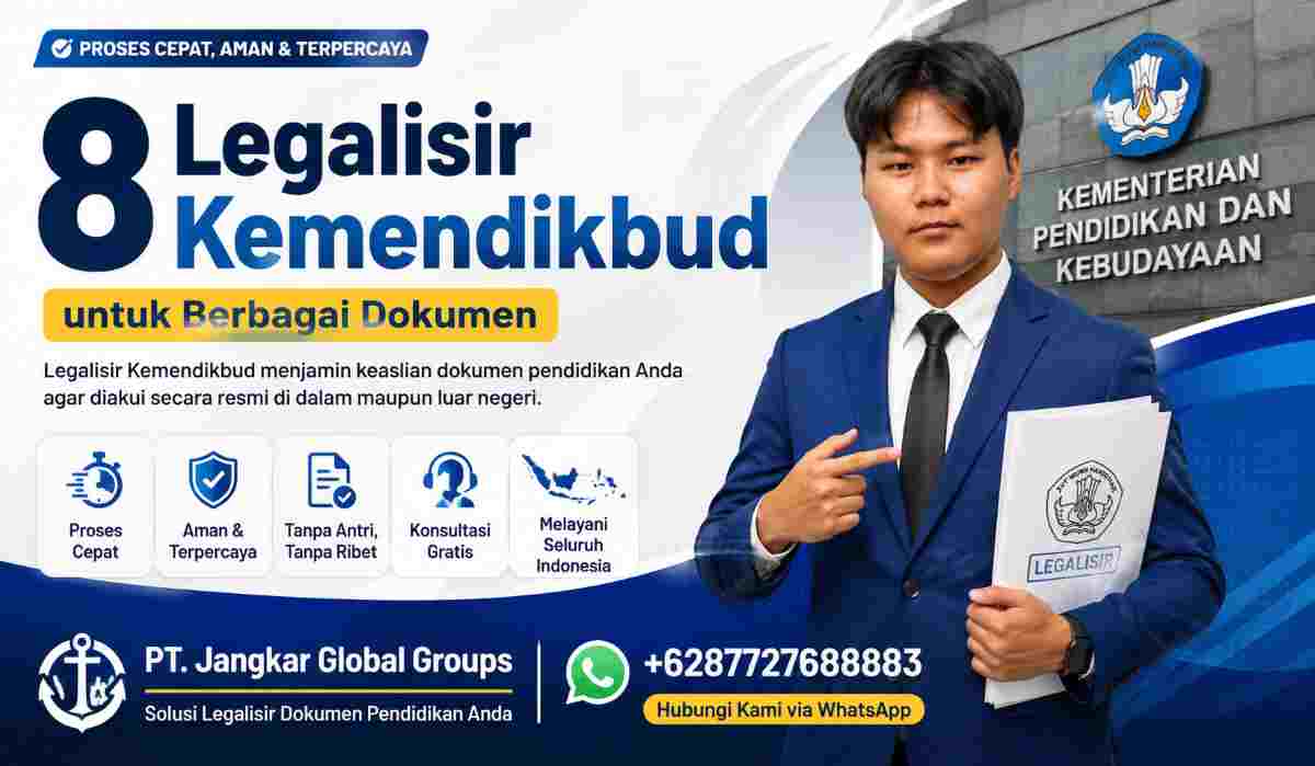 8 Legalisir Kemendikbud untuk Berbagai Dokumen