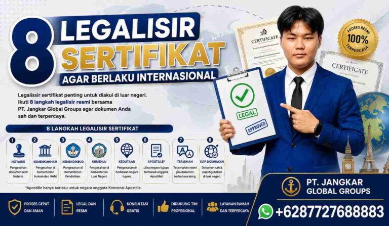 8 Legalisir Sertifikat agar Berlaku Internasional