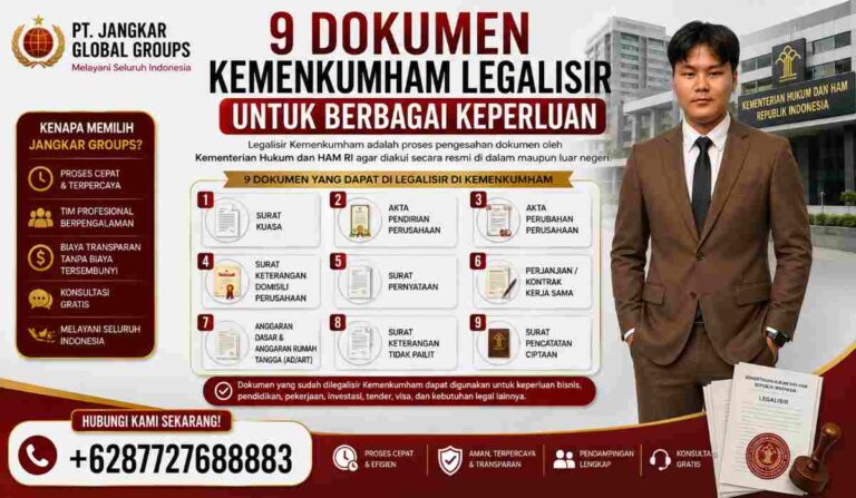 9 Dokumen Kemenkumham Legalisir untuk Berbagai Keperluan