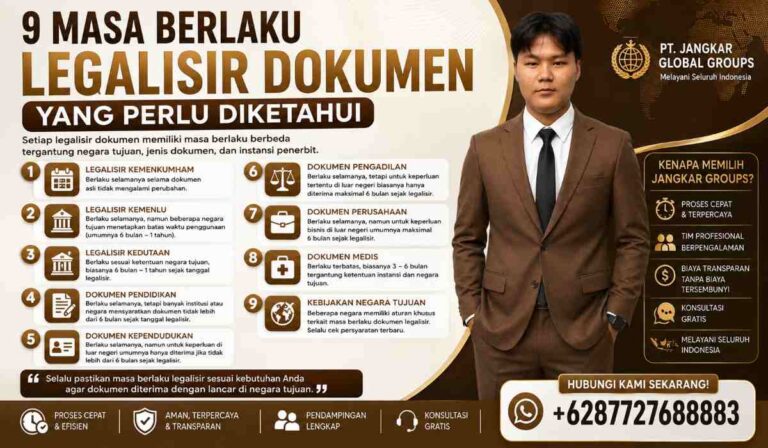9 Masa Berlaku Legalisir Dokumen yang Perlu Diketahui