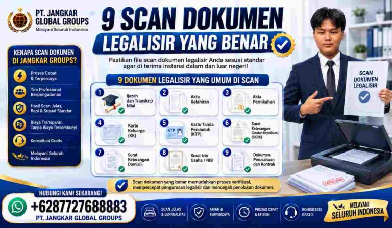 9 Scan Dokumen Legalisir yang Benar