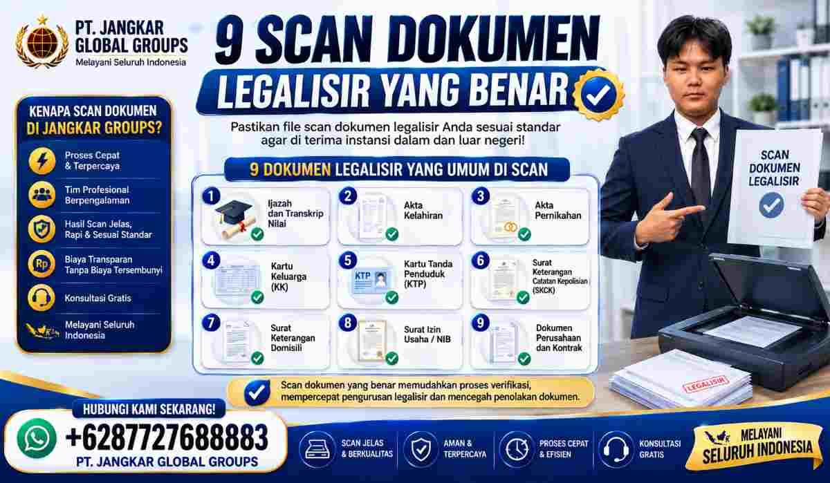 9 Scan Dokumen Legalisir yang Benar