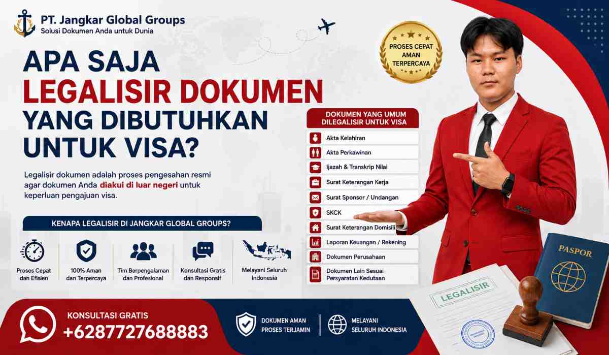 Apa Saja Legalisir Dokumen yang Dibutuhkan untuk Visa