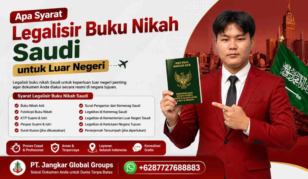 Apa Syarat Legalisir Buku Nikah Saudi untuk Luar Negeri