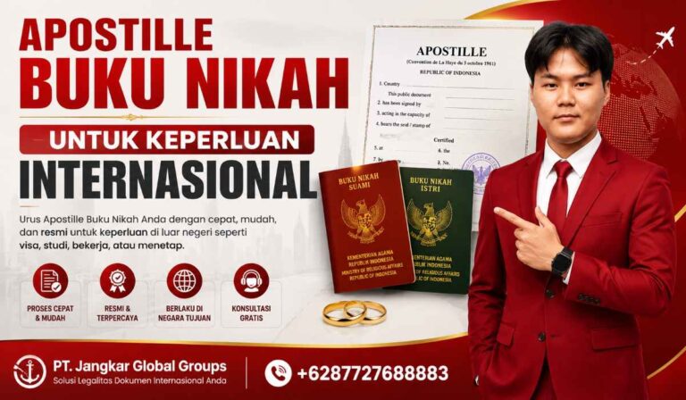 Apostille Buku Nikah untuk Keperluan Internasional