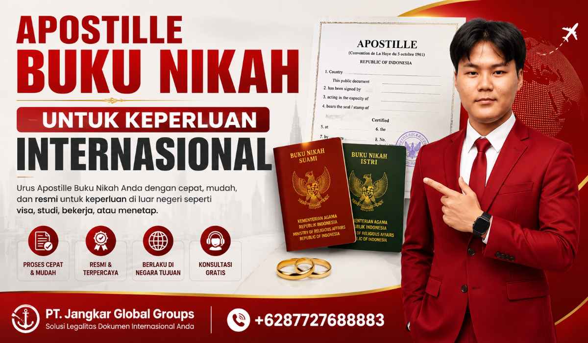 Apostille Buku Nikah untuk Keperluan Internasional